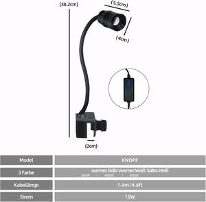 Luces <span class=keywords><strong>LED</strong></span> para <span class=keywords><strong>Acuario</strong></span> Boxtech con Zoom, 3 Colores Ajustables, Distancia Focal Ajustable, Resistencia a la Temperatura, Disipación Rápida de Calor, Sostenibles - Product Image 4