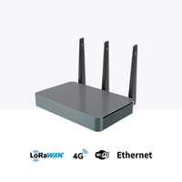 Passerelle IoT industrielle IIoT de qualité industrielle, 8 canaux, longue portée, sans fil Lora, LTE, LoRaWAN, 4G, pour intérieur