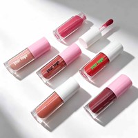 Gloss à lèvres hydratant personnalisé avec logo, gloss nude vegan brillant, rouge à lèvres liquide mat, gloss à lèvres en marque privée