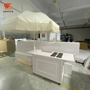 SMOOTH, gran oferta, carrito de dulces de acrílico personalizado, carrito de dulces móvil de negocios impermeable para exhibición en el hogar, ocasiones de cumpleaños - Product Image 4