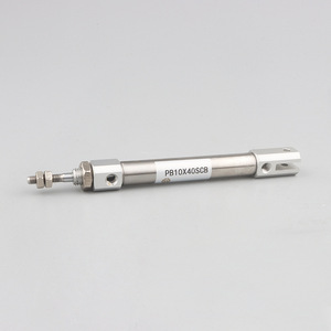 Yingsen Pneumatic Stainless Steel <b>Mini</b> Cylinder Pb10x40scb Plunger Type Standard Size - Product Image 1
