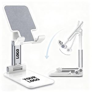 CJX685 Promotion Wholesale Factory Price Foldable Abs Plastic Adjustable Height <b>Desktop</b> Mobile Phone Holder Mount <b>Stand</b> Bracket - Product Image 1