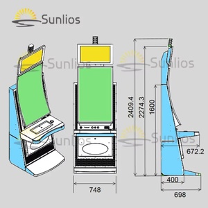 Skill <b>Games</b> <b>Machine</b> 2025 Vertical Curved Multigame Motherboard Cabinet - Product Image 4