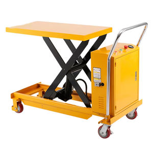 मोबाइल छोटे हाइड्रोलिक लिफ्टिंग प्लेटफॉर्म 150 किलोग्राम 0.72 मीटर उठाने प्लेटफार्म ट्रॉली इलेक्ट्रिक लिफ्ट टेबल ट्रॉली - Product Image 5