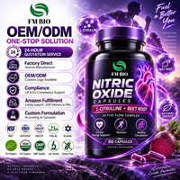 Capsules d'oxyde nitrique, complément alimentaire pour l'énergie et les performances sportives, capsules d'oxyde nitrique en marque privée OEM