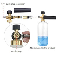 Embouts de buse de Lance de mousse de neige de remplacement d'orifice de canon de mousse de laiton pour l'outil de nettoyage de voiture de nettoyeur haute pression