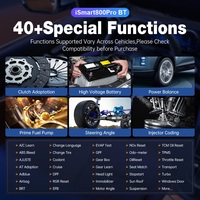 Herramientas de Diagnóstico Automotriz Vident ISmart800 Pro BT OBD2 con 40 Funciones de Reinicio Programador de Llaves Prueba Activa y Escaneo Automático