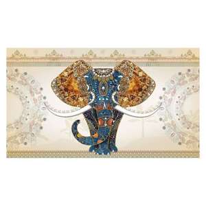 วอลล์เปเปอร์จิตรกรรมฝาผนังช้างสไตล์ไทยสำหรับสปาย้อนยุคเซนอินเดียตะวันออกเฉียงใต้ธีมติดง่ายสำหรับตกแต่งห้องนอนห้างสรรพสินค้า - Product Image 5