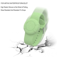 Compatible pour le localisateur GPS Airtag Bracelet de poignet étanche en silicone pour enfants et adultes