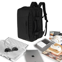 Sac à dos pour hommes d'affaires avec compartiment pour ordinateur portable étanche avec logo personnalisé école d'étudiants