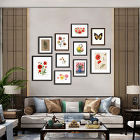 Fournisseur d'usine – Cadre photo en MDF écologique personnalisé pour restaurant, décoration artistique, cadres photo faits à la main pour montage mural ou sur table