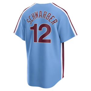 Camisetas de béisbol cosidas para hombre Bryce Harper Zack Wheeler Alec <span class=keywords><strong>Bohm</strong></span> J.T. Realmuto Trea Turner Kyle Schwarber Bryson Stott Tallas S-3XL - Product Image 4