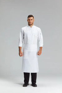 Cappotto da Chef con Logo personalizzato diretto in fabbrica per uniformi da ristorante e Bar - Product Image 4