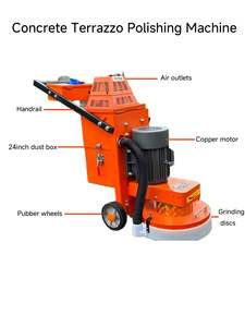 Yunqingtech 350 400 Type Outil de meulage de béton diamanté robuste, machine de meulage de béton pour sols - Product Image 5