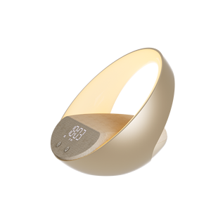 KUANGXIANG 2025 Haut de gamme, Idéal pour offrir : Haut-parleur d'ambiance en forme de lune, Réveil avec fonction Snooze et Son Surround, Décoration d'intérieur - Product Image 5