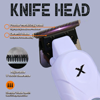 Professioneller T-Blade Haarschneider 7700RPM Zero Gap DLC Keramik-Trimmer USB-C Kabellos Aufladbar Friseur Salon Pflegegerät