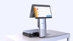 Thông minh 58/80 mét Máy in nhiệt ai máy ảnh tiền mặt đăng ký <span class=keywords><strong>POS</strong></span> hệ thống cho cửa hàng bán lẻ trái cây cửa hàng có trọng lượng quy mô - Product Image 5