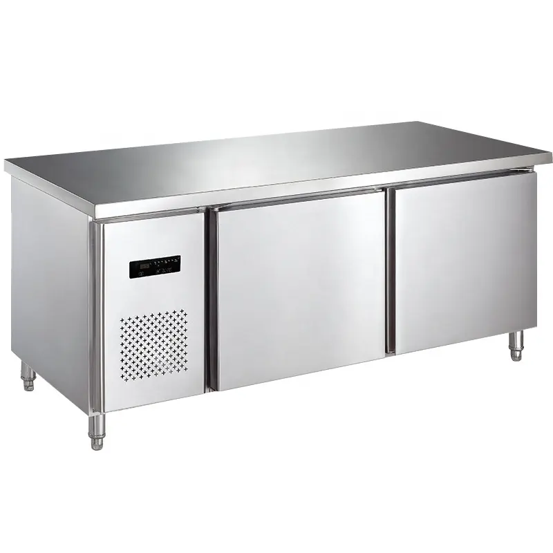 Lsx נירוסטה 2 דלת אנכי מקפיא מסחרי Undercounter מקרר דיל או לא דיל סחורה