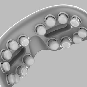 Tragbares faltbares kabelloses sichtbares Augen <span class=keywords><strong>massage</strong></span> gerät Premium <span class=keywords><strong>Mobile</strong></span> Massager-Produkt - Product Image 6