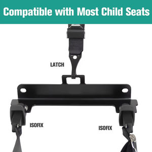 Support de fixation universel pour siège auto enfant avec interface ISOFIX, kit de montage fixe avec fente de guidage pour accessoires de siège bébé - Product Image 2