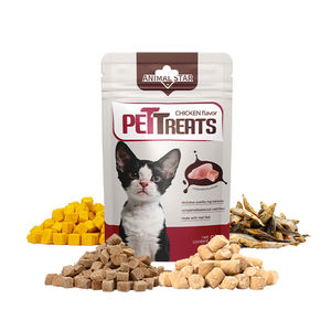 Oferta Especial: Cubos de Pollo Orgánico Liofilizado, Carne Pura, Premios para Mascotas, Alto Contenido Proteico, Golosinas de Entrenamiento para Perros y Gatos - Product Image 1