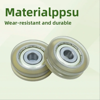 Polea de Acero 6300 con Rodamiento en Forma de U para Puertas y Ventanas Correderas, 46x41x13mm, OEM Personalizable, Silenciosa y Resistente al Desgaste JDYZC
