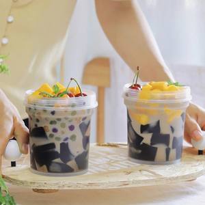 Tasse à <span class=keywords><strong>crème</strong></span> glacée jetable avec LOGO personnalisé Boîte d'emballage alimentaire Pot en plastique <span class=keywords><strong>pour</strong></span> gelée de pouding <span class=keywords><strong>au</strong></span> <span class=keywords><strong>yaourt</strong></span> Contenants à dessert <span class=keywords><strong>pour</strong></span> <span class=keywords><strong>gâteau</strong></span> mousse avec couvercle - Product Image 4