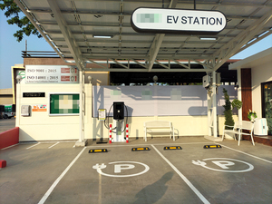 สถานีชาร์จรถยนต์ไฟฟ้า SCU 30KW แบบติดผนัง - Product Image 4