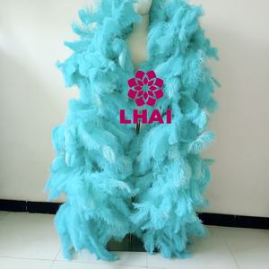 Écharpe en plumes d'autruche géante de 3,5 mètres, guirlande de plumes, <span class=keywords><strong>boa</strong></span> en plumes d'autruche pour spectacle de danse samba, scène, fête, spectacle - Product Image 5