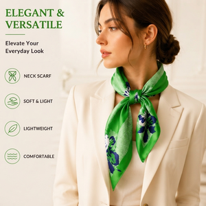 Écharpe carrée en satin de soie imprimée numériquement sur mesure, toutes tailles, écharpe de luxe pour le cou, accessoire pour cheveux, décoration de sac, OEM - Product Image 2