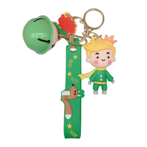 Llaveros de silicona al por mayor, creativos, 3D, de dibujos animados Kawaii, de goma, con diseño del Pequeño Príncipe, bonitos, para coche, mochila o como colgante. - Product Image 6
