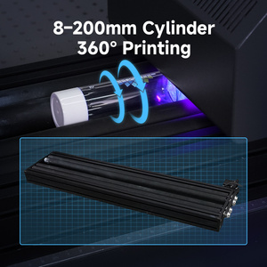 เครื่องพิมพ์ยูวีแบบแท่นราบ ใช้หมึกแบบ Light Ink ขนาด A3 เครื่องพิมพ์ยูวีแบบ LED สำหรับขวดน้ำ พร้อมหลอดไฟสำหรับอบแห้ง เครื่องพิมพ์ยูวี - Product Image 4