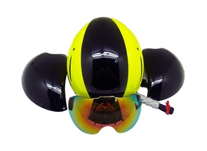 <span class=keywords><strong>Casco</strong></span> de <span class=keywords><strong>Ciclismo</strong></span> de <span class=keywords><strong>Contrarreloj</strong></span> Aero TT Co con Certificación EN 1078 y Google - Product Image 4