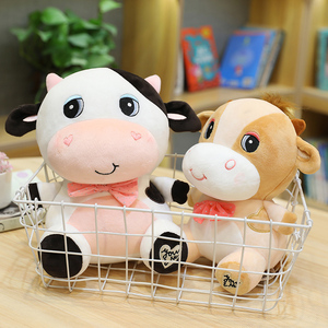 Đồ Chơi Bò Thú Nhồi Bông Mềm Dễ Thương Búp Bê Nhồi Bông Bò Sữa Nhỏ Đồ Chơi Ngủ Cho Bé - Product Image 5