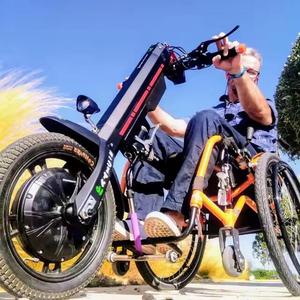 Handbike puissant de 800 W 48 V pour fauteuil roulant, roue tout-terrain de 16 pouces avec batterie longue portée de 12 Ah - Product Image 2