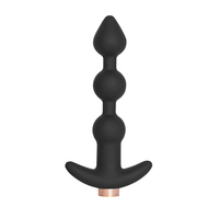 Premium USB wiederauf ladbare Silikon vibratoren 10 Modi Leistungs starke Anal perlen Wasserdichtes Prostata-Massage gerät für Anal Sexspielzeug