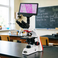 Phenix BMC100-A3 40X-1600X High Precision Suitcase LED Specimen Slides Biological Microscope for Science Lab Student Education