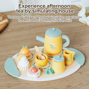 Set Cucina Giocattolo in <span class=keywords><strong>Legno</strong></span> per Bambini in Età Prescolare, Divertente e di Grande Successo, per <span class=keywords><strong>Giochi</strong></span> di Ruolo e Cibo Fai da Te, Vendita all'Ingrosso - Product Image 5