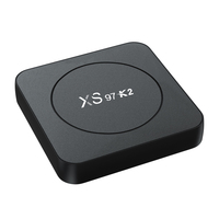 Nouvelle conception XS97 K2 BT TV Box H.265 HEVC ARM Cor Tex-A53 Allwinner H313 Décodeur Android 10.0 4K Smart TV Box Double WiFi