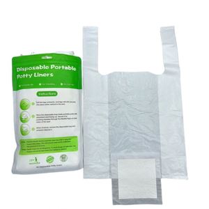 Factory-direct Supply 30-piece Disposable Foldable Cleaning Bags for Outdoor Travel Car Use Homeperfect for Portable Potty <b>Liner</b> - Product Image 1