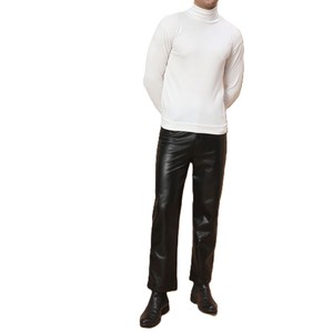 Latest Design <b>Men</b> <b>Leather</b> <b>Pants</b> Best Full Length <b>Men</b> Casual Wear <b>Leather</b> <b>Pants</b> Durable Material Made <b>Leather</b> <b>Pants</b> Made - Product Image 5