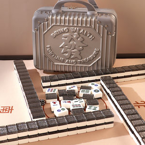 Caja de Regalo de Mahjong de Acrílico de Alta Gama para Hombre, Elegante Juego de Mahjong para Uso Doméstico, Fichas de Mahjong Seleccionadas a Mano, Regalo de Cumpleaños, Hecho en China - Product Image 2
