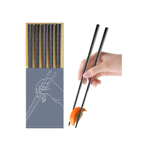 Nuevas <span class=keywords><strong>Palillos</strong></span> Desechables Redondos de Plástico Plateado con Logotipo Personalizado Chino, Duraderos y Más Vendidos - Product Image 2