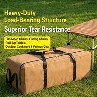 Sac de rangement de camping extérieur en polyester Oxford 600D imperméable et résistant aux déchirures pour table pliante, chaises, équipement de tente
