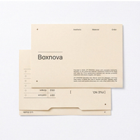 Carpeta Manila Personalizada para Estudio de Diseño, Organizador de Archivos de Papel para Almacenamiento de Muestras de Tela e Índice de Mesa