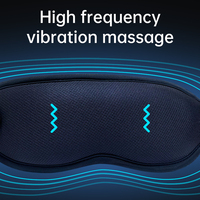 Masque oculaire chauffant et vibrant multifonctionnel sans fil avec batterie 500 mAh pour massage oculaire chaud et froid