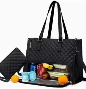 Nouvelle boîte à lunch isotherme et sac pour ordinateur avec doublure en polyester, résistant à l'eau, portable, vente en gros d'usine - Product Image 1