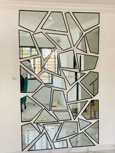 Bagno di fantasia infrangibile parete flessibile Design decorazione parete <span class=keywords><strong>soggiorno</strong></span> adesivo di lusso specchio da parete - Product Image 3