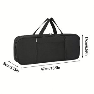 Waterproof and Shockproof <b>Keyboard</b> Protective Bag Durable Hand Strap Travel Carrying Bag - Product Image 2