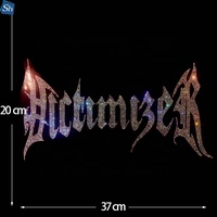 Motif créatif Tie Dye Lèvres et Langue avec Strass Thermocollants, Motif Rock Multicolore, Design de Transfert Thermique pour l'Art des Marques de Luxe